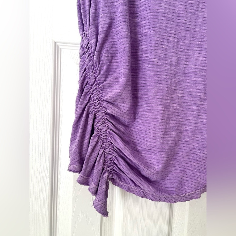 Pilcro Lavender Ruched Tank Top - Picture 4 of 14